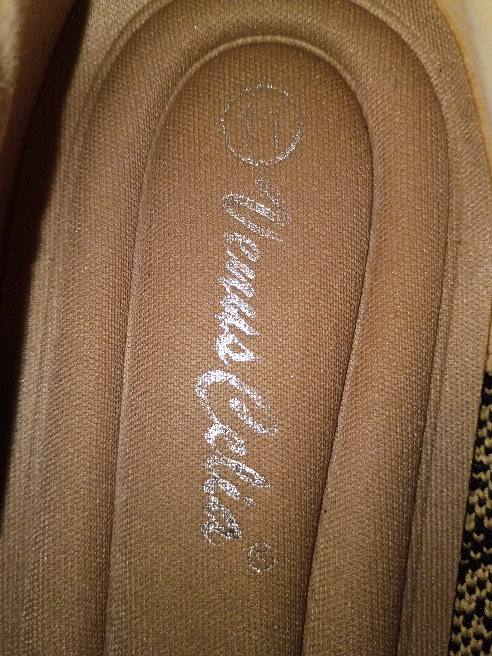 Venus Celia Knit Leopard Print Pointed Toe Ballet Flats Size 11 NWOT - Picture 3 of 3